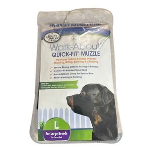 Four Paws Walk-About Quick-Fit Dog Muzzle 1 Large